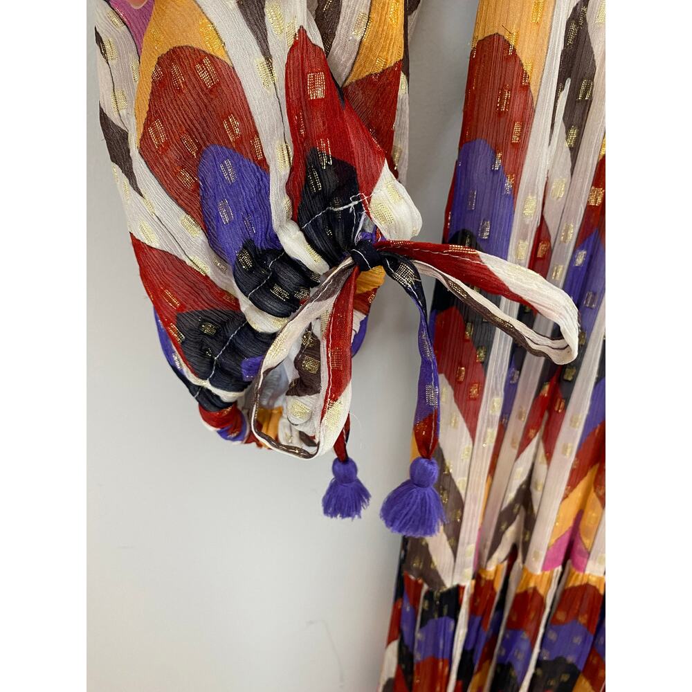 Oliphant Milano Smocked Long Sleeve Blouson Fall Maxi Midi Dress Tuckernuck - Picture 8 of 10